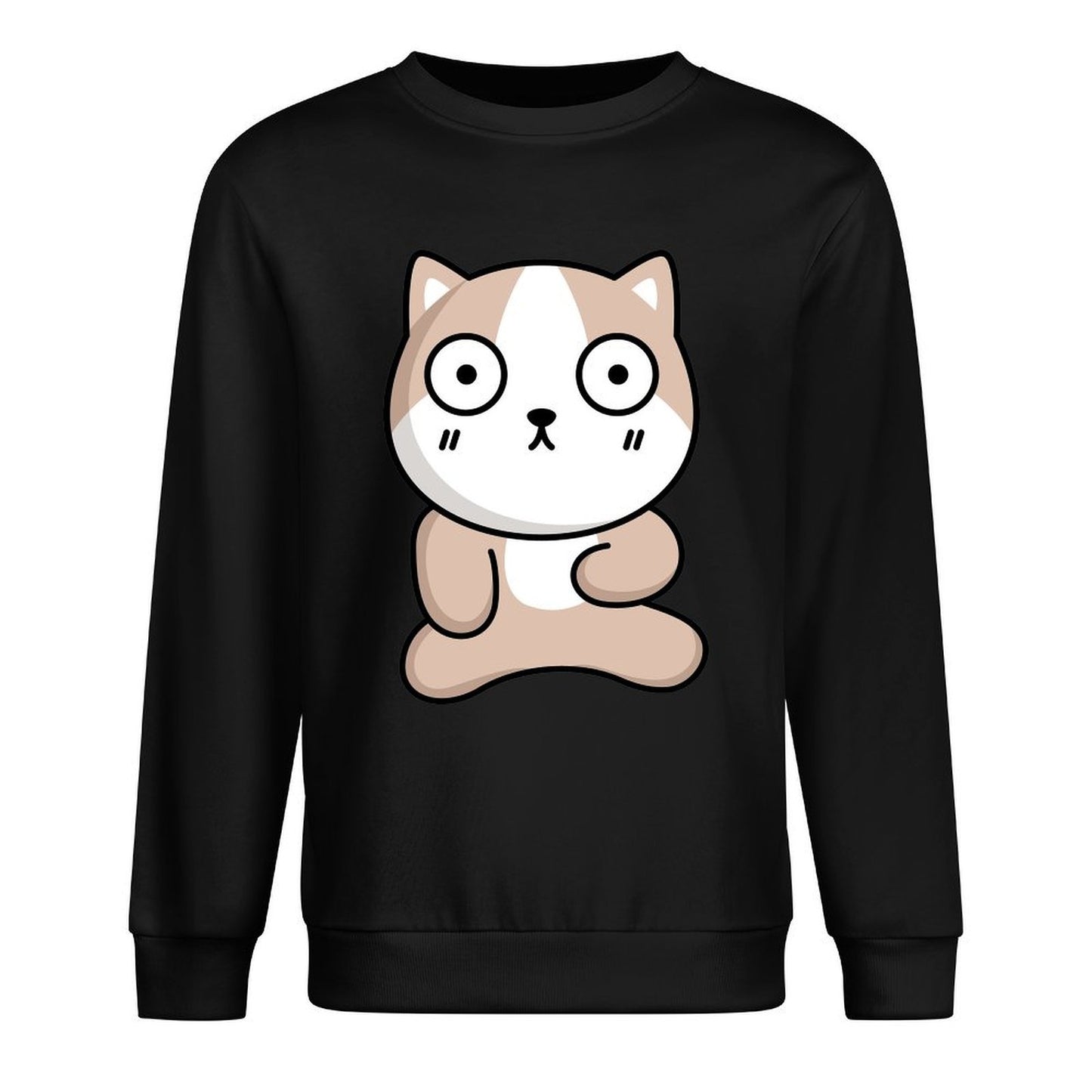 Front Patterned Long Sleeve TopColorfast YearRound