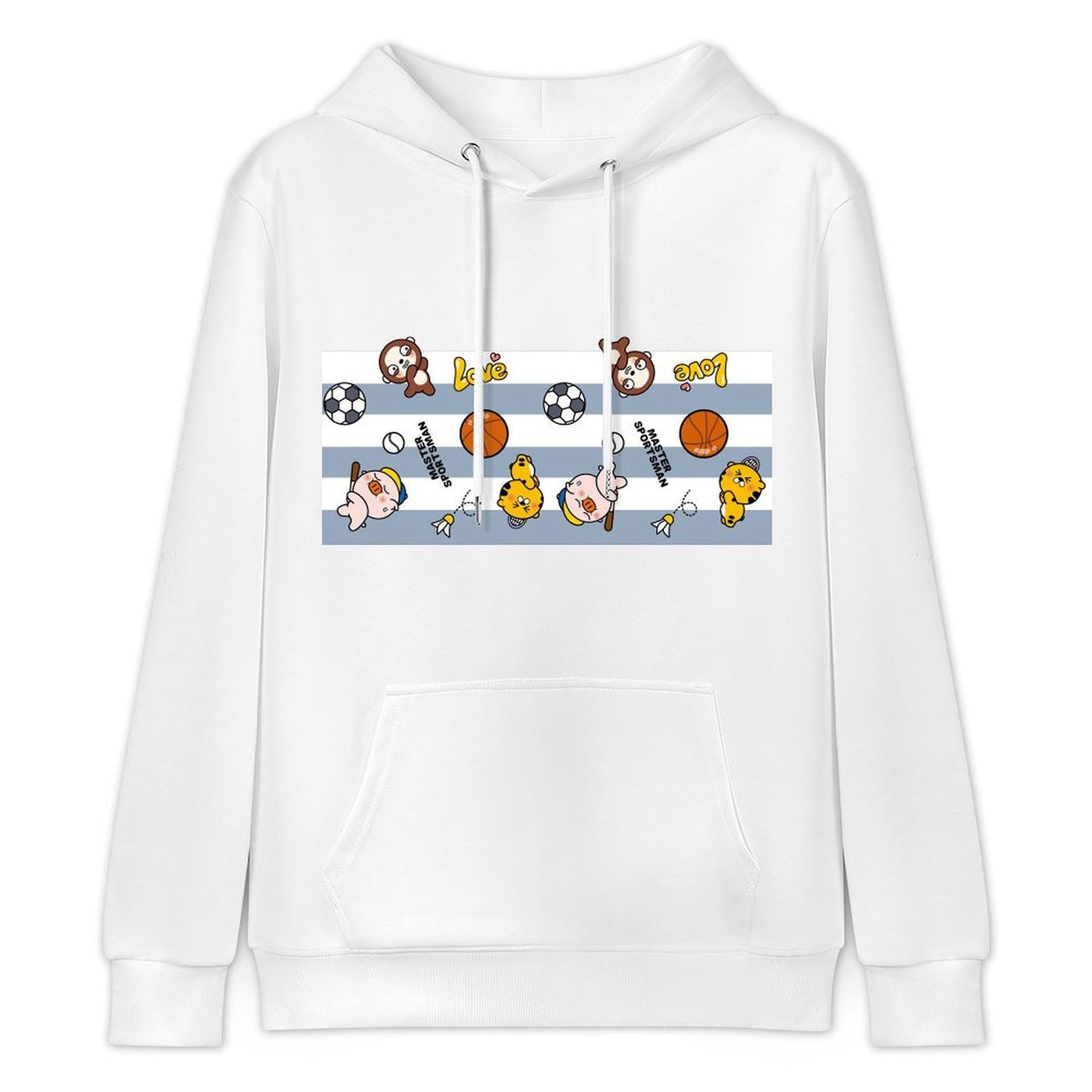 Clean Edges Printed Front Graphic Hoodies