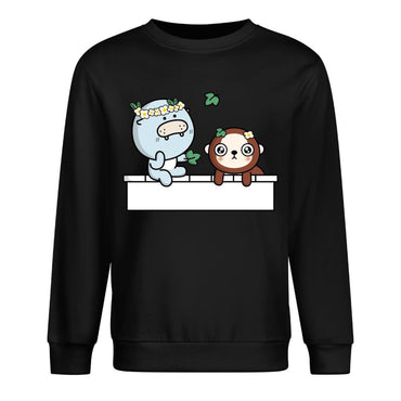 Front Patterned Long Sleeve TopNeutral CleanCut