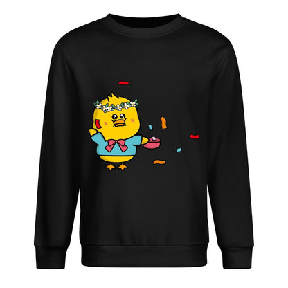 Front Patterned Long Sleeve TopNeat Retro