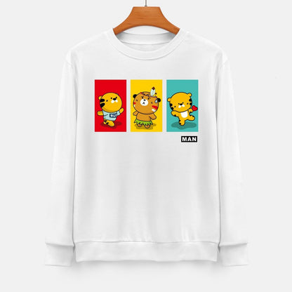 Front Patterned Long Sleeve TopSmooth Feel Edition