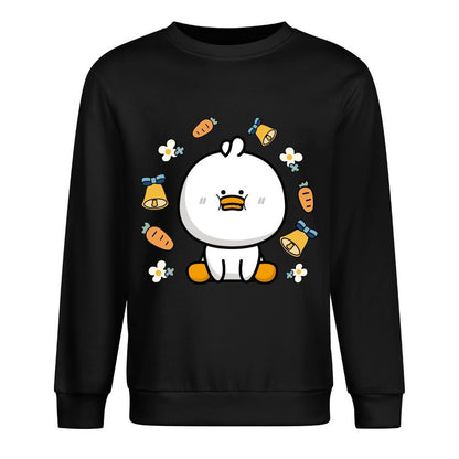 Front Patterned Long Sleeve TopColorfast Unisex