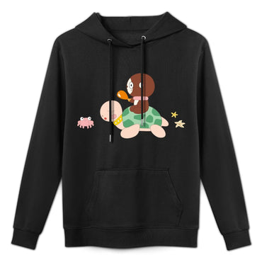 Fitted TrueStyle Front Graphic Hoodies