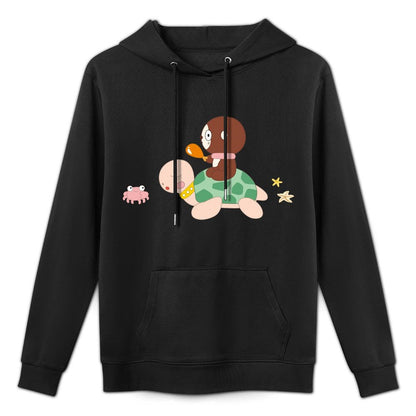 Fitted TrueStyle Front Graphic Hoodies