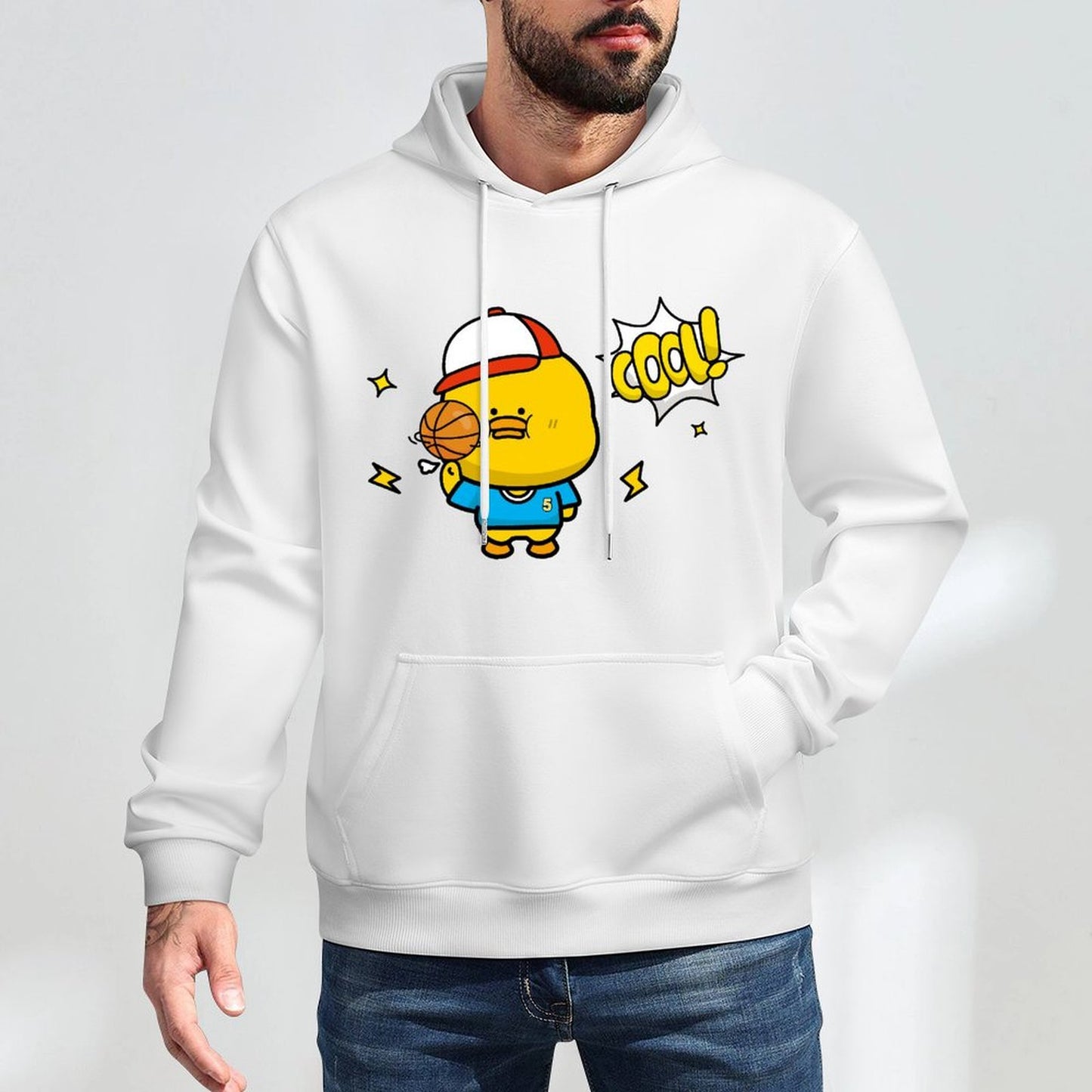 Classic Fit Design-Your-Own Front Graphic Hoodies