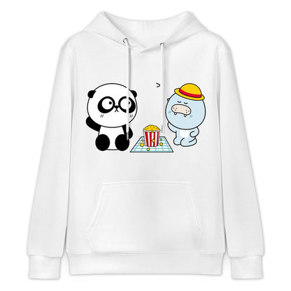 Outdoor Relaxed Front Graphic Hoodies