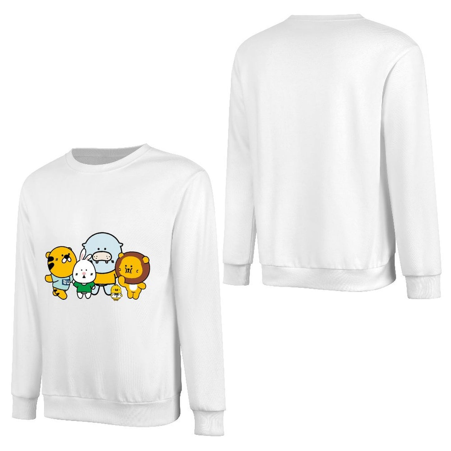 Front Patterned Long Sleeve TopEverydayWear Unisex