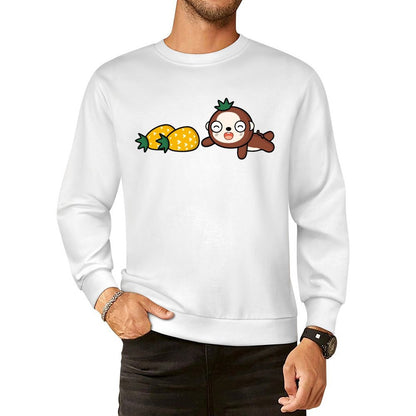 Front Patterned Long Sleeve TopReliable Double-Stitched