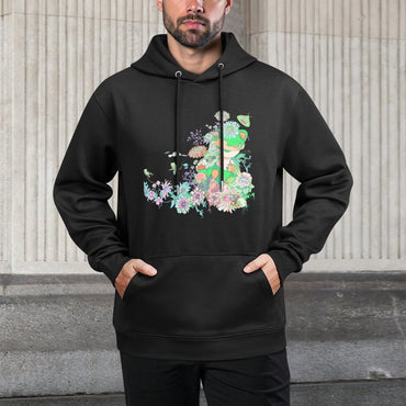 IPIB 250g Hooded Pocket Sweatshirt Front GraphicMen's Hooded  Sweatshirt6000057-1