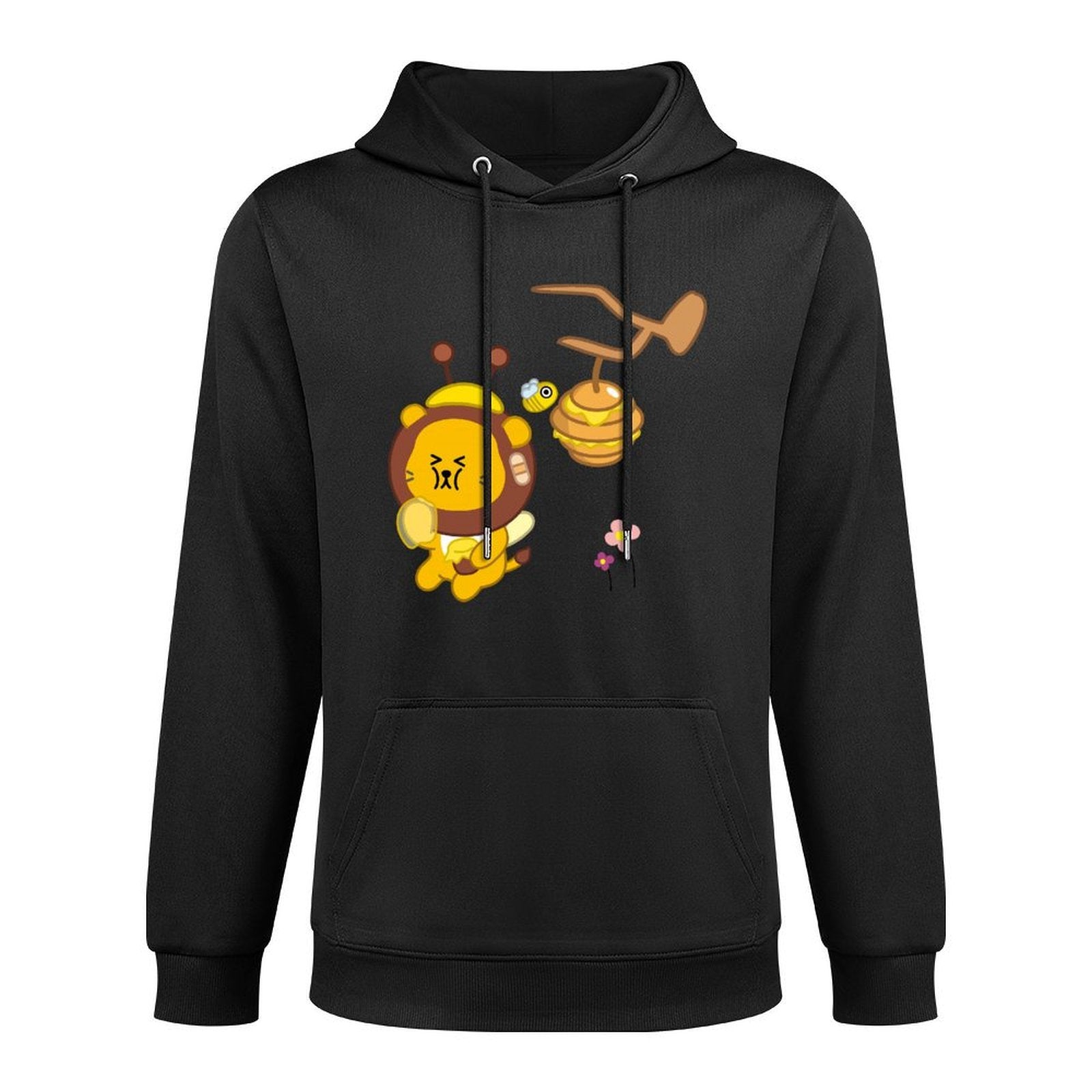 Cotton Tear-Resistant Front Graphic Hoodies