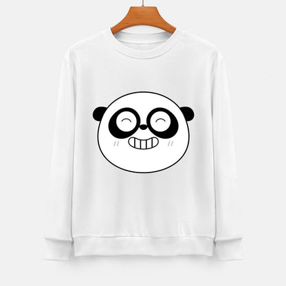 Front Patterned Long Sleeve TopRelaxed Crisp Print