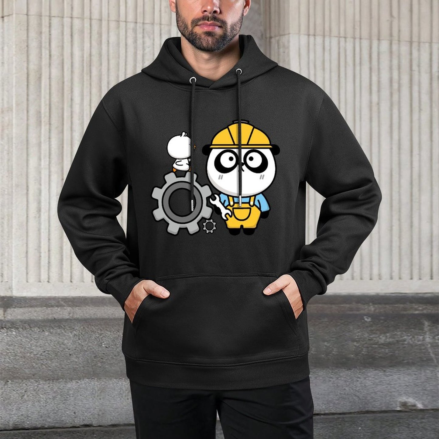 IPBR 250g Hooded Pocket Sweatshirt Front GraphicMen's Hooded  Sweatshirt4001400