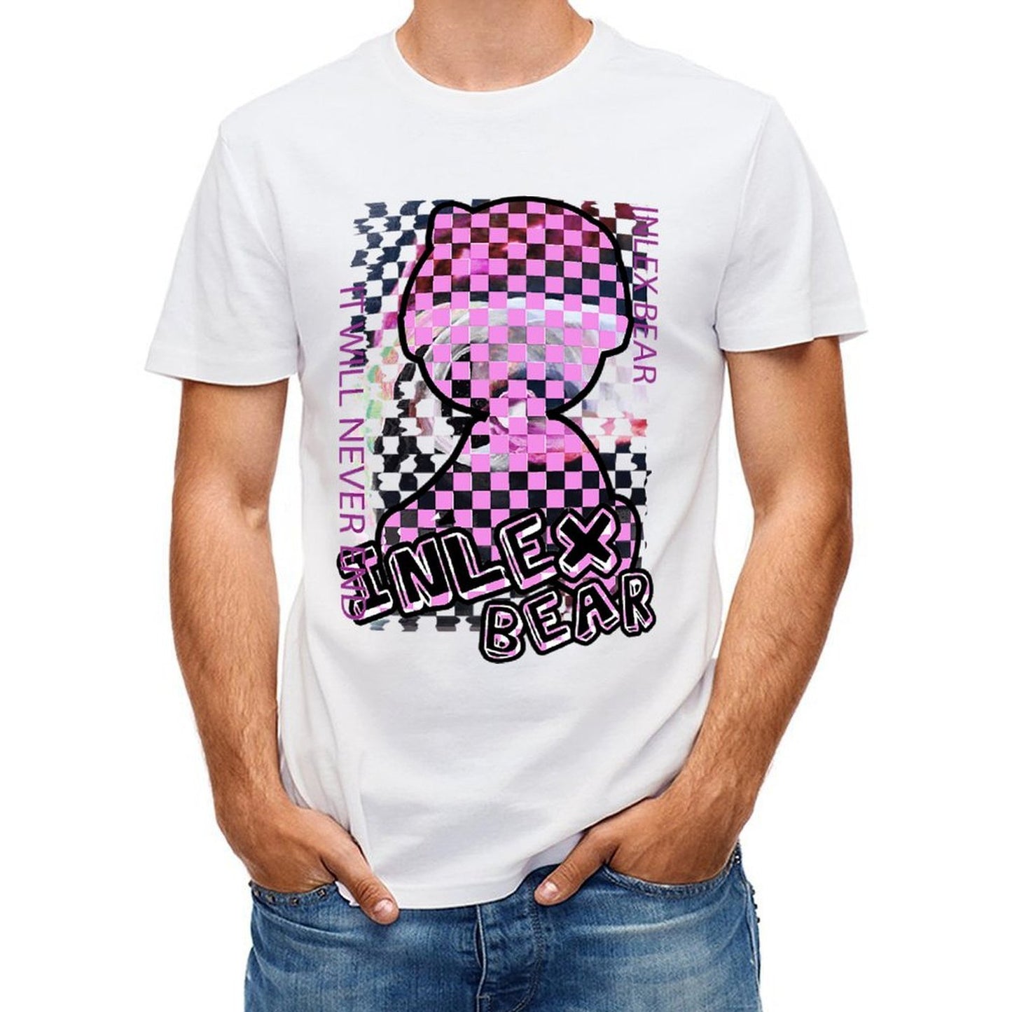 Inlex Bear T-shirtsPrinting Regular T-Shirt