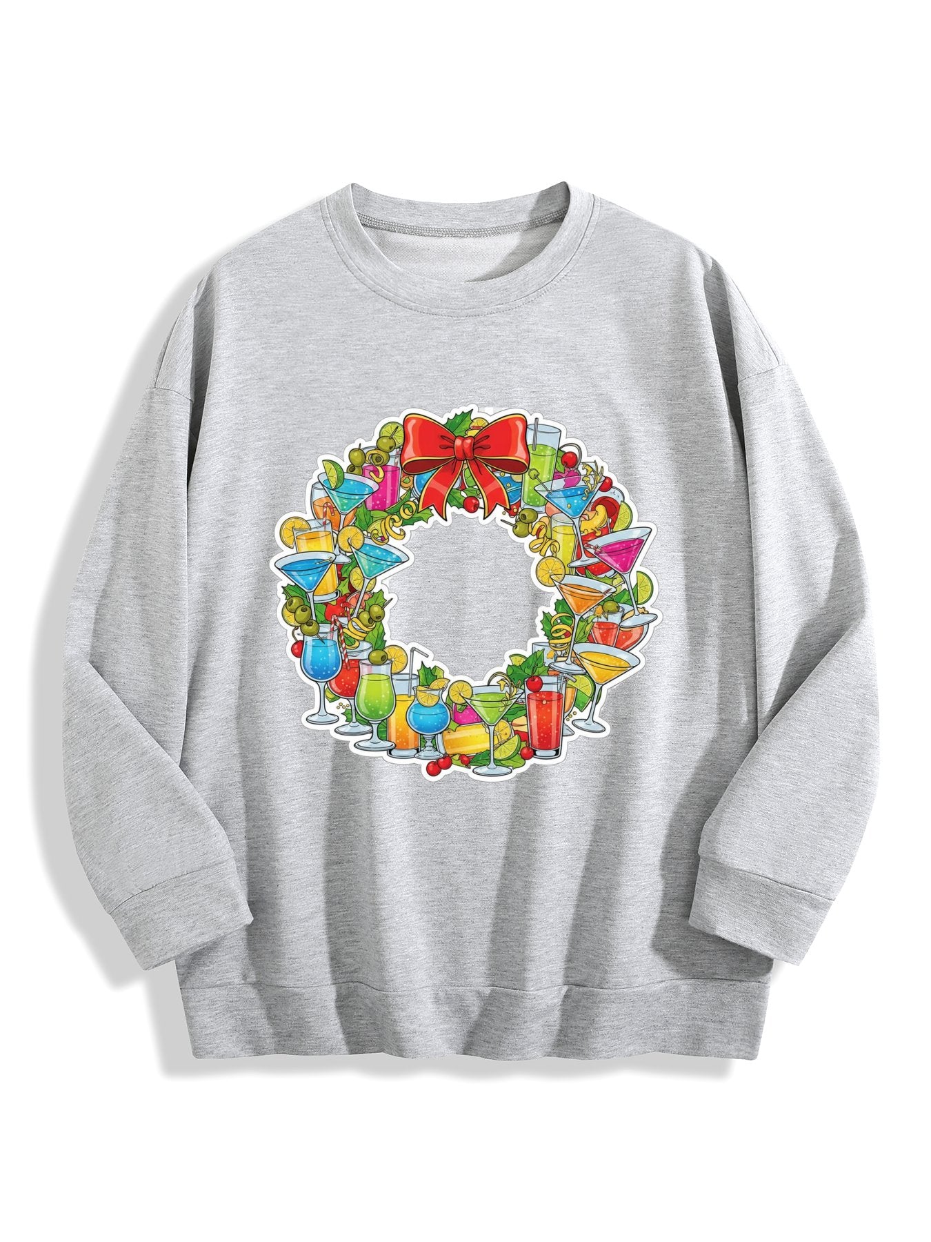 Customized Christmas-themed hoodies wreath