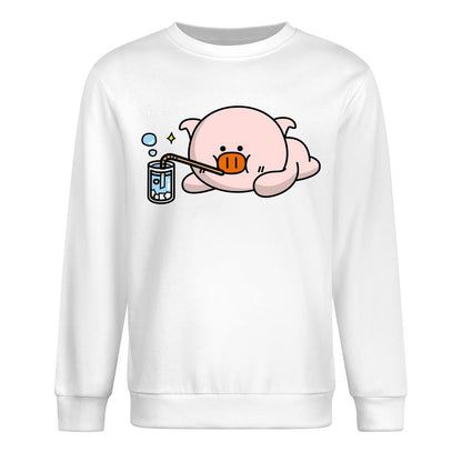 Front Patterned Long Sleeve TopSharp Printed