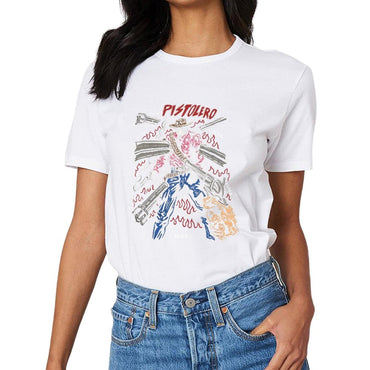 Inkmay Casual Cotton T-shirt Cowboy With Guns And Bandana Unisex T-shirtEasyStyle Studio T-Shirt