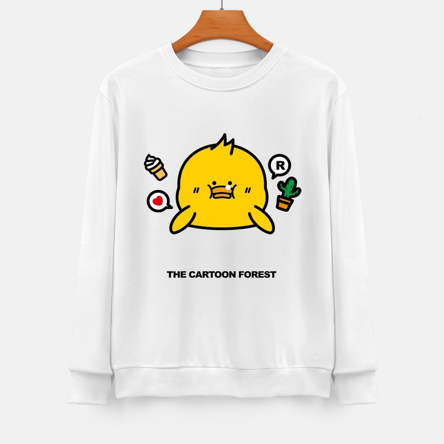 Front Patterned Long Sleeve TopMinimal StreetFit