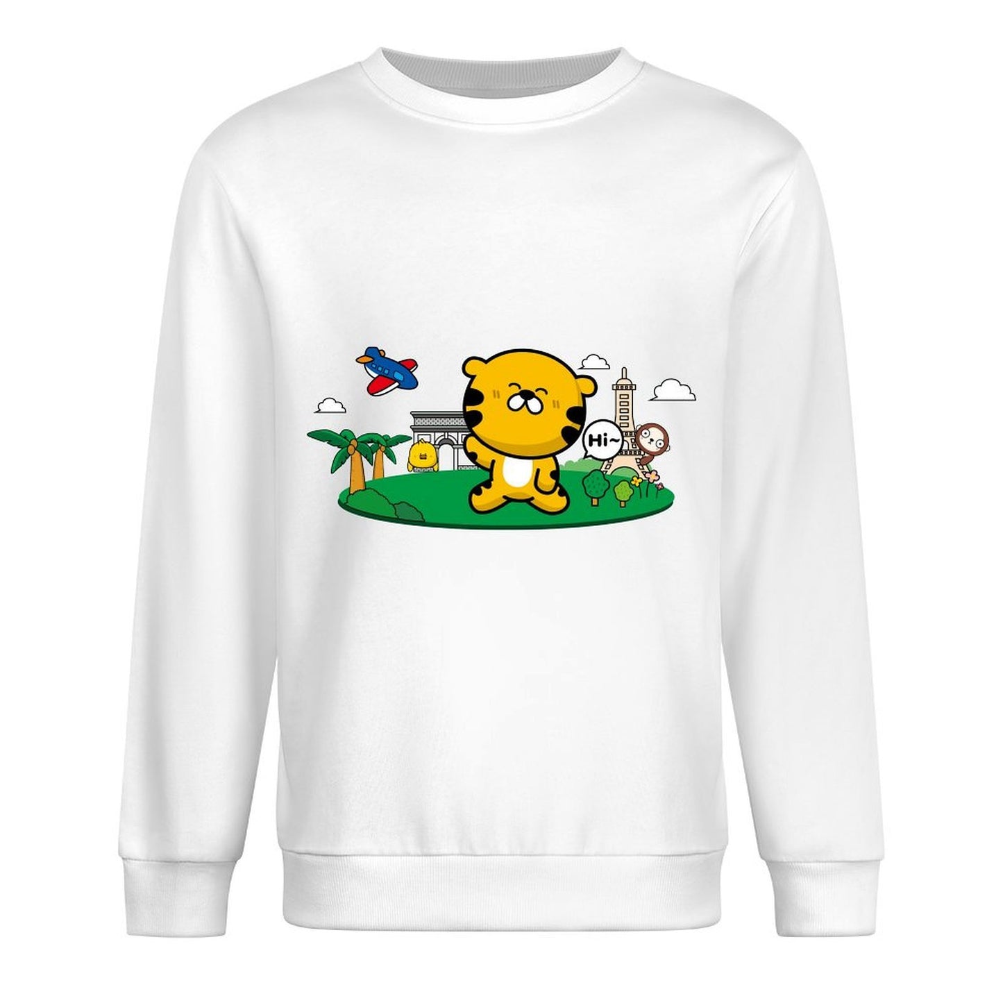 Front Patterned Long Sleeve TopMen¡¯s / Women¡¯s / Youth TimelessComfort