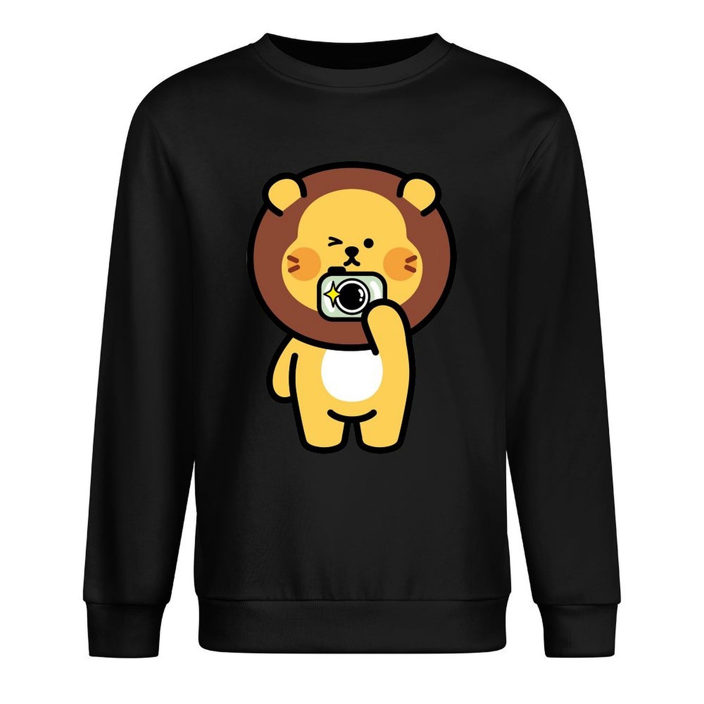 Front Patterned Long Sleeve TopCleanCut Unisex