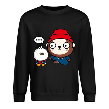 Front Patterned Long Sleeve TopHeavyweight Breathable