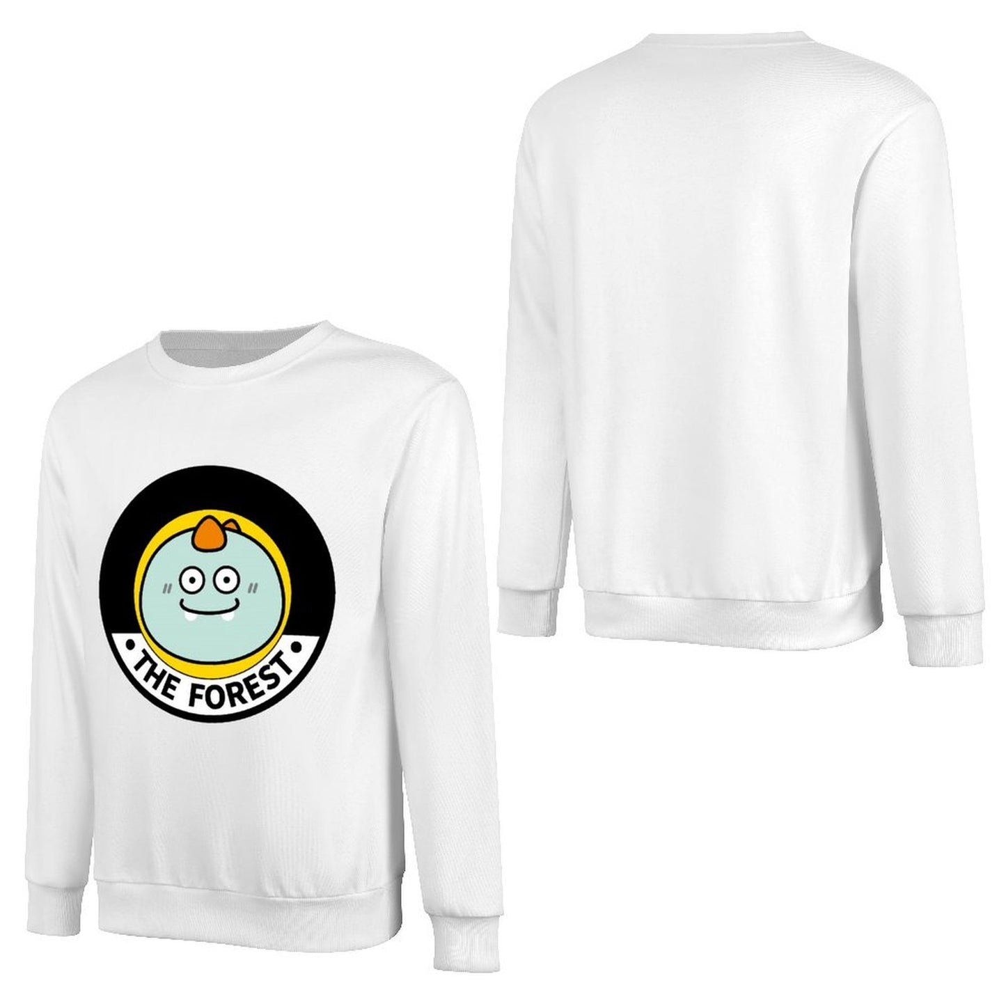 Front Patterned Long Sleeve TopNeutral BasicSeries
