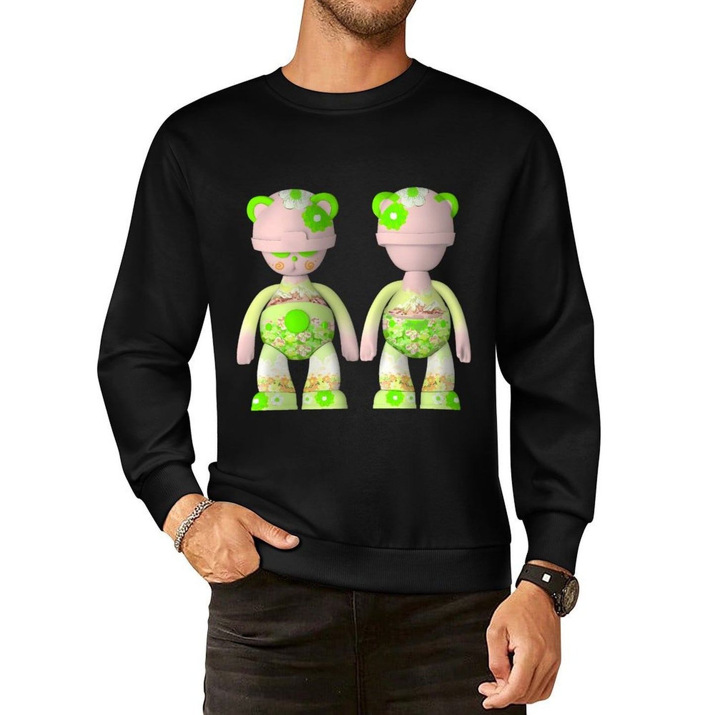 IPIB 250g Crew Neck Long Sleeve Sweatshirt Front GraphicCrew Neck Long Sleeve Sweatshirt6000080-7