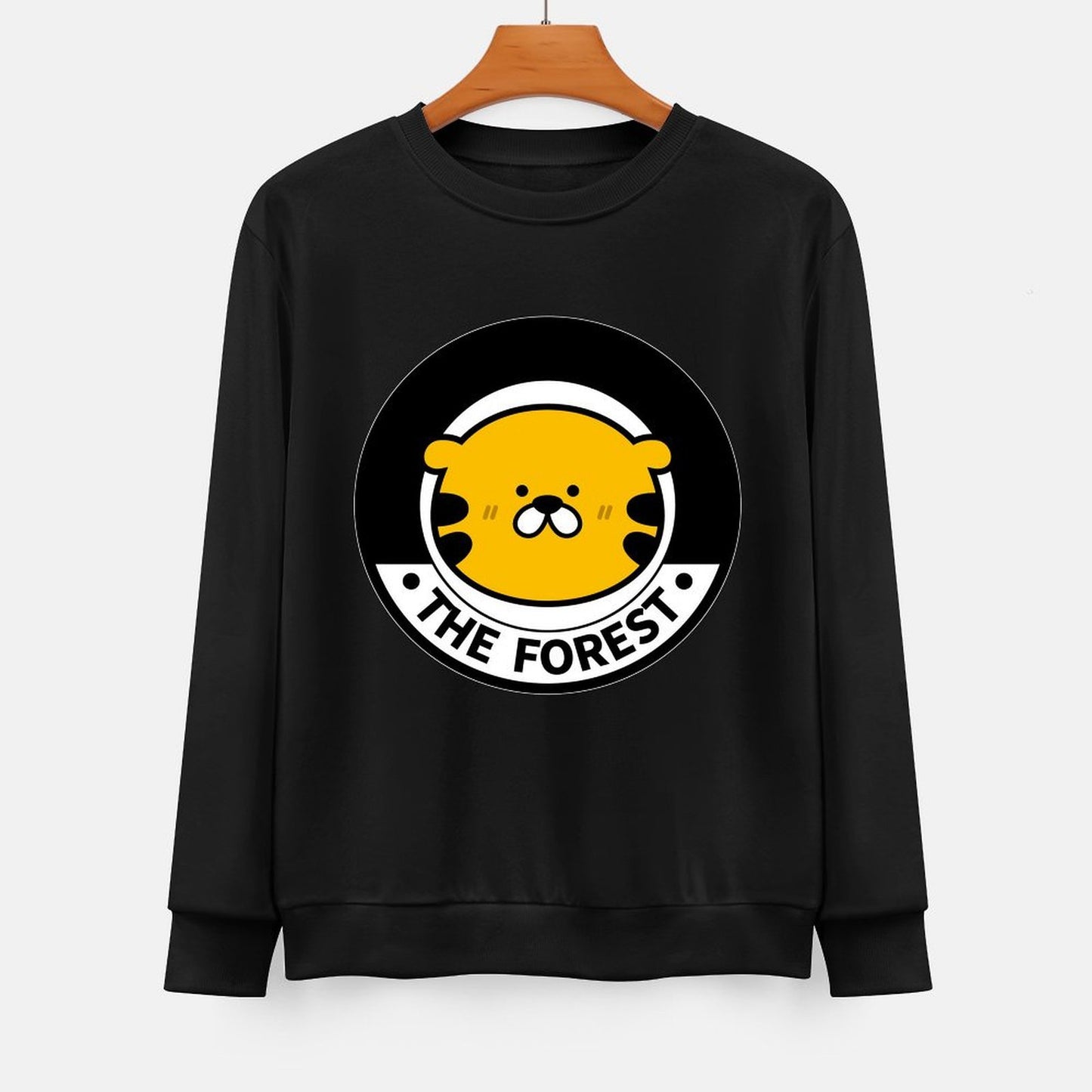 Front Patterned Long Sleeve Top100% Cotton ActiveWear