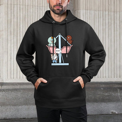 IPBR 250g Hooded Pocket Sweatshirt Front GraphicMen's Hooded  Sweatshirt4003908