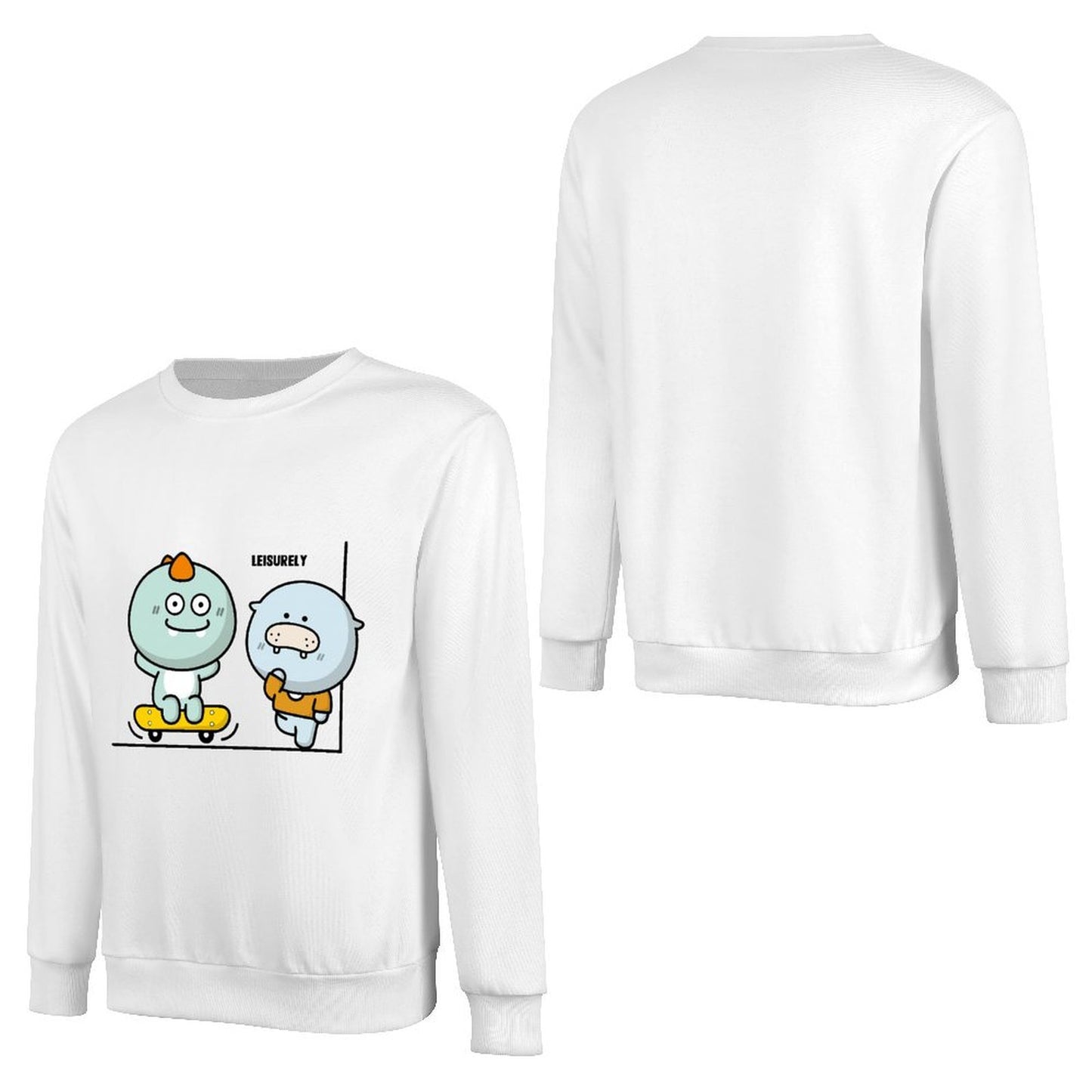 Front Patterned Long Sleeve Top Made-to-Order ModernFit