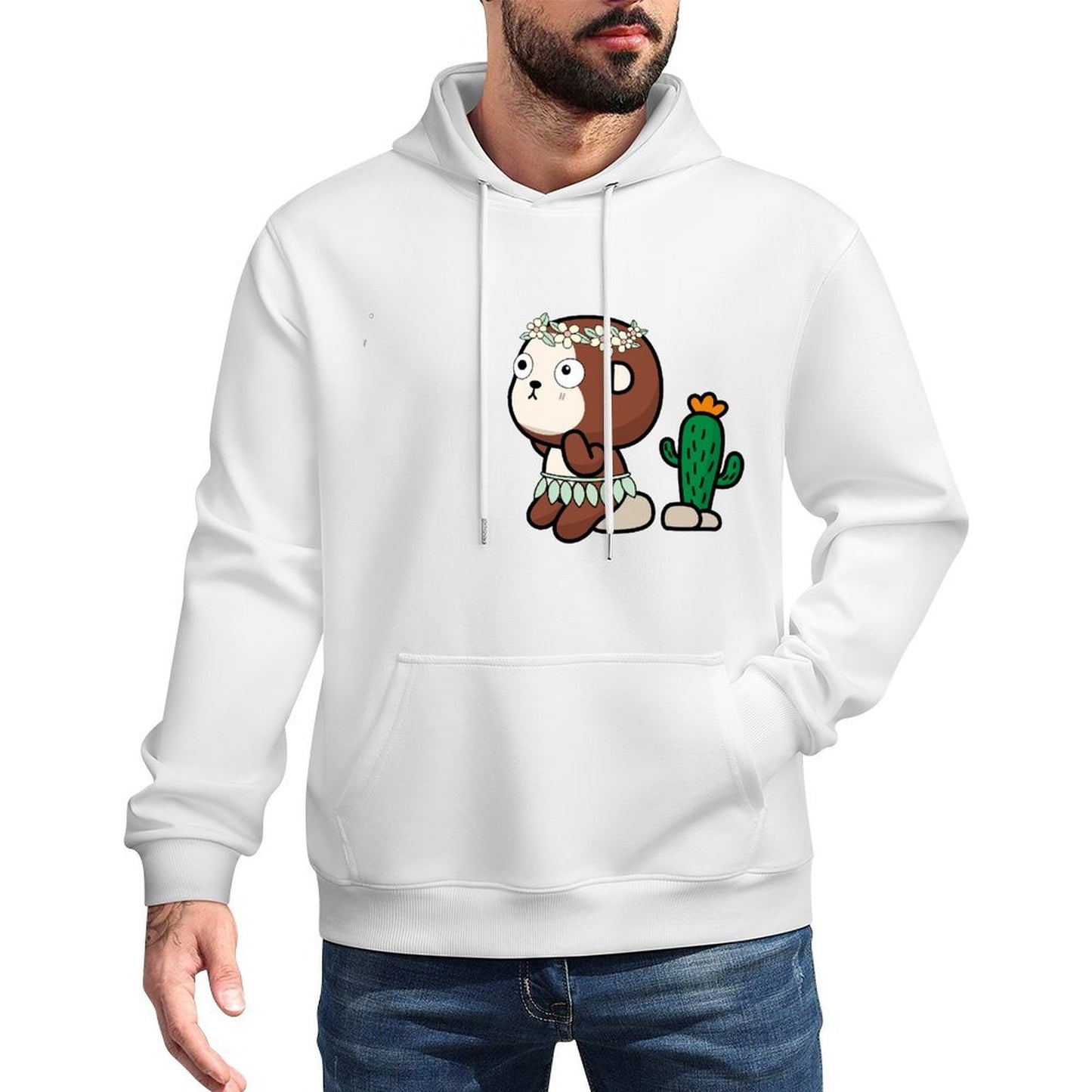 Plain TrueStyle Front Graphic Hoodies