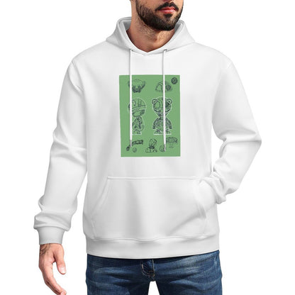 IPIB 250g Hooded Pocket Sweatshirt Front GraphicMen's Hooded  Sweatshirt6000008-2