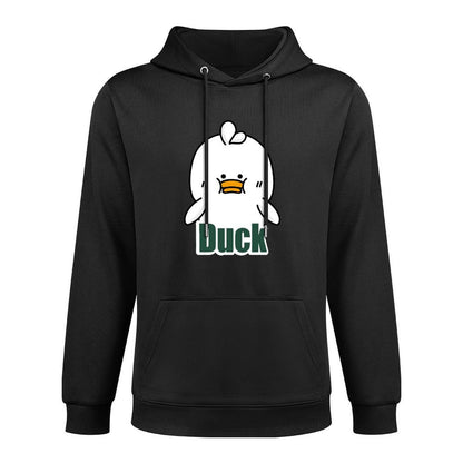 Solid Unisex Front Graphic Hoodies