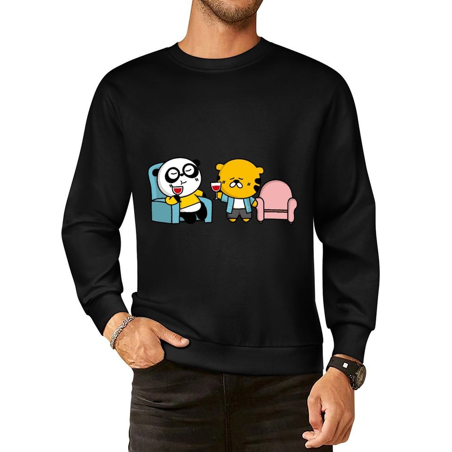 Front Patterned Long Sleeve TopEverydayWear Heritage