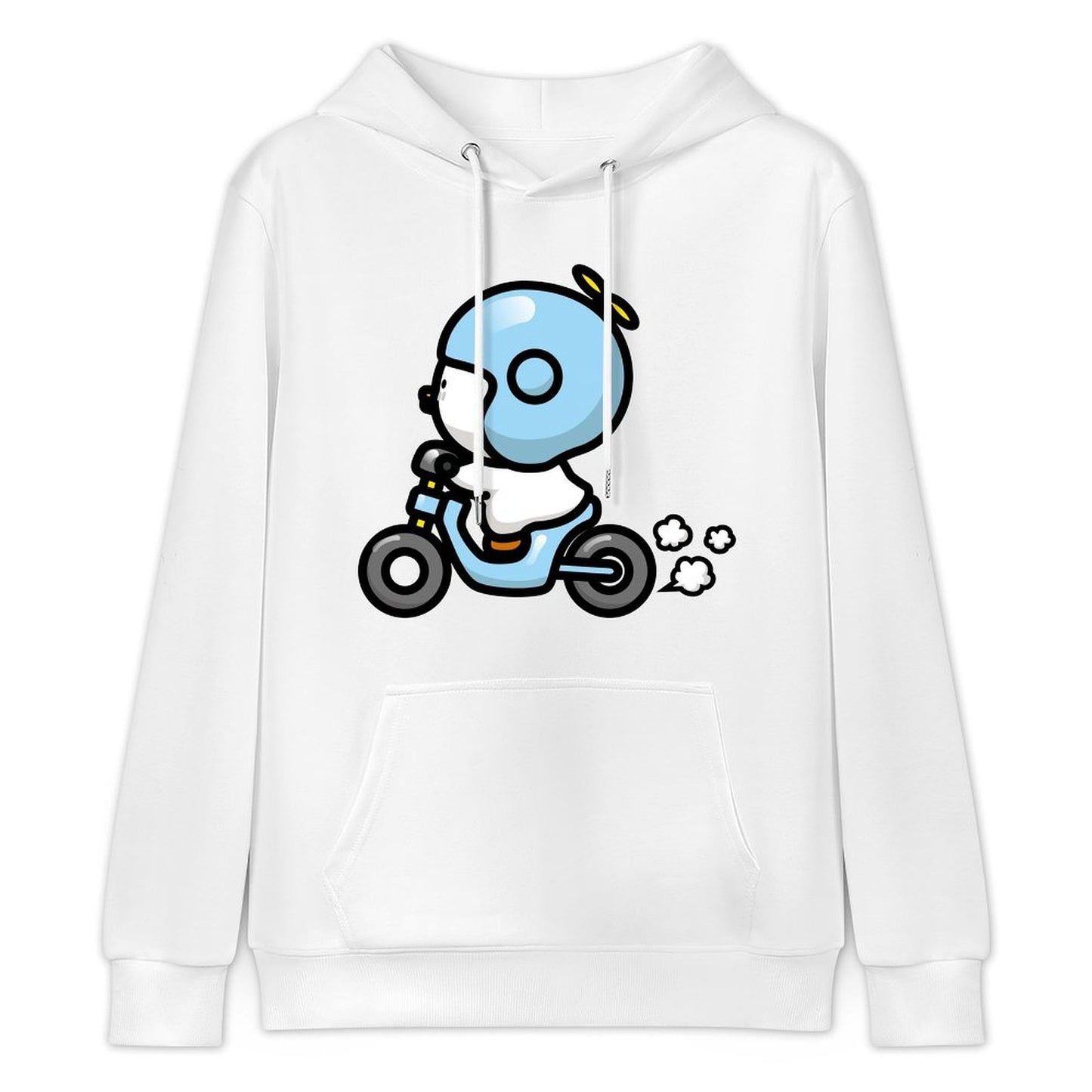 Pure Batch-Printed Front Graphic Hoodies