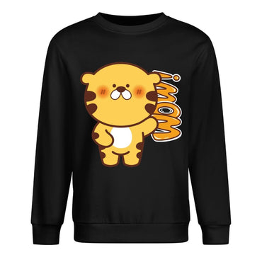 Front Patterned Long Sleeve TopSoft-Touch Solid