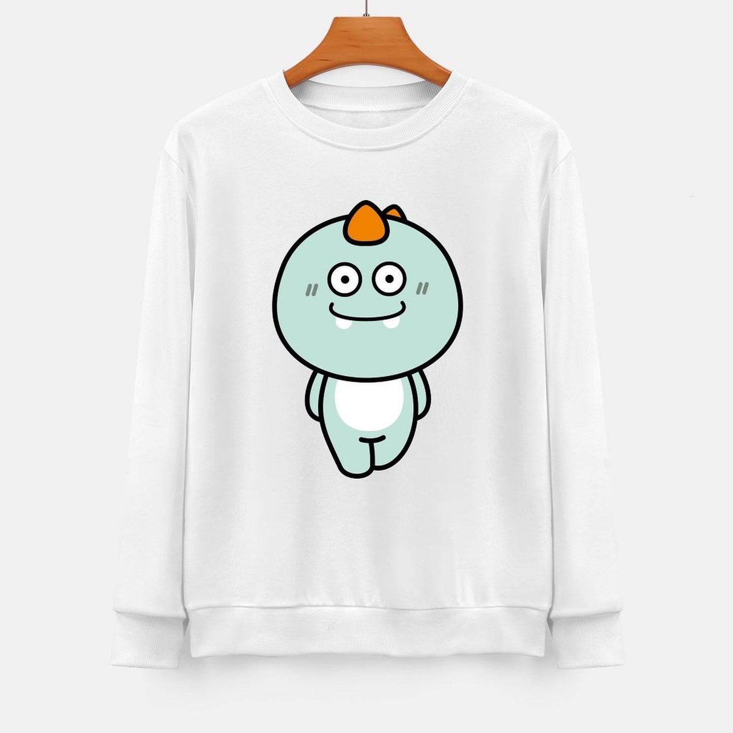 Front Patterned Long Sleeve TopPremium Finish Pure