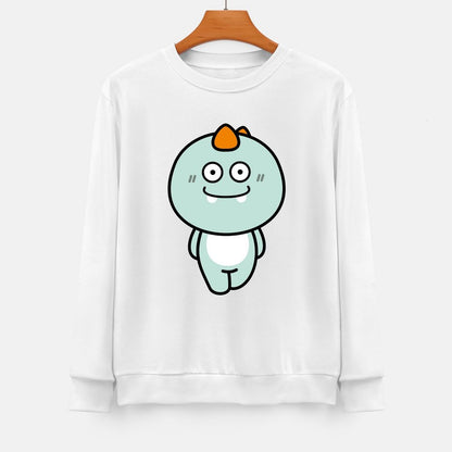 Front Patterned Long Sleeve TopPremium Finish Pure