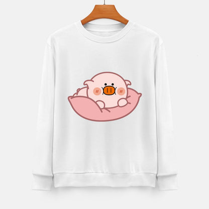 Front Patterned Long Sleeve TopRegularFit Reliable