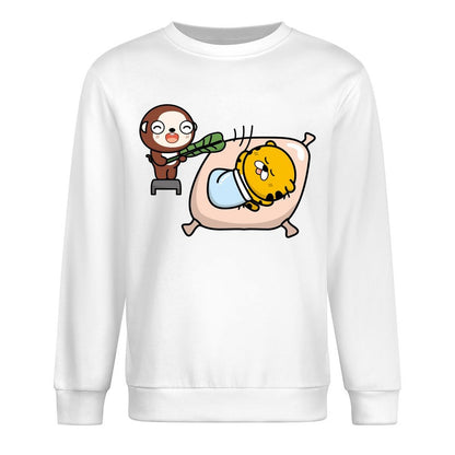 Front Patterned Long Sleeve TopSharp Cotton