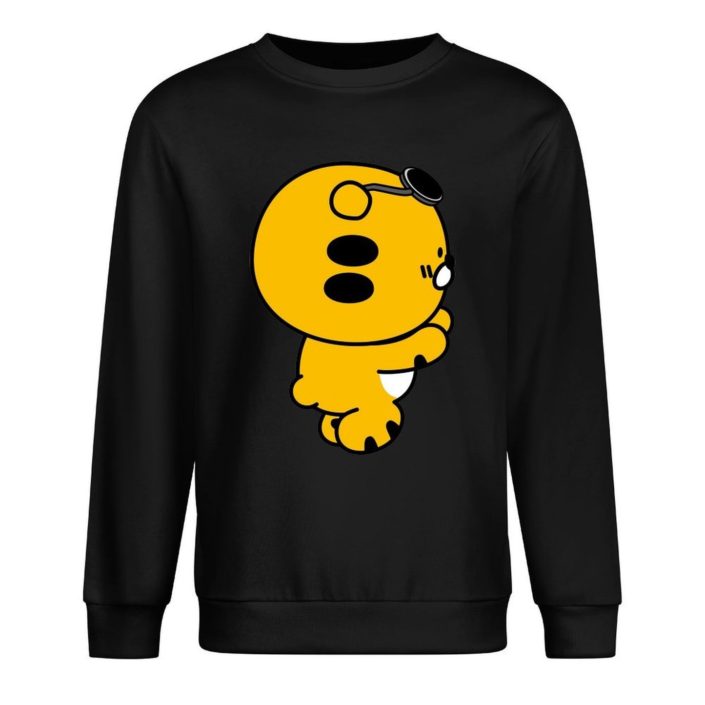 Front Patterned Long Sleeve TopActiveStyle Crisp Print