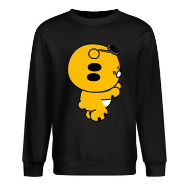 Front Patterned Long Sleeve TopActiveStyle Crisp Print