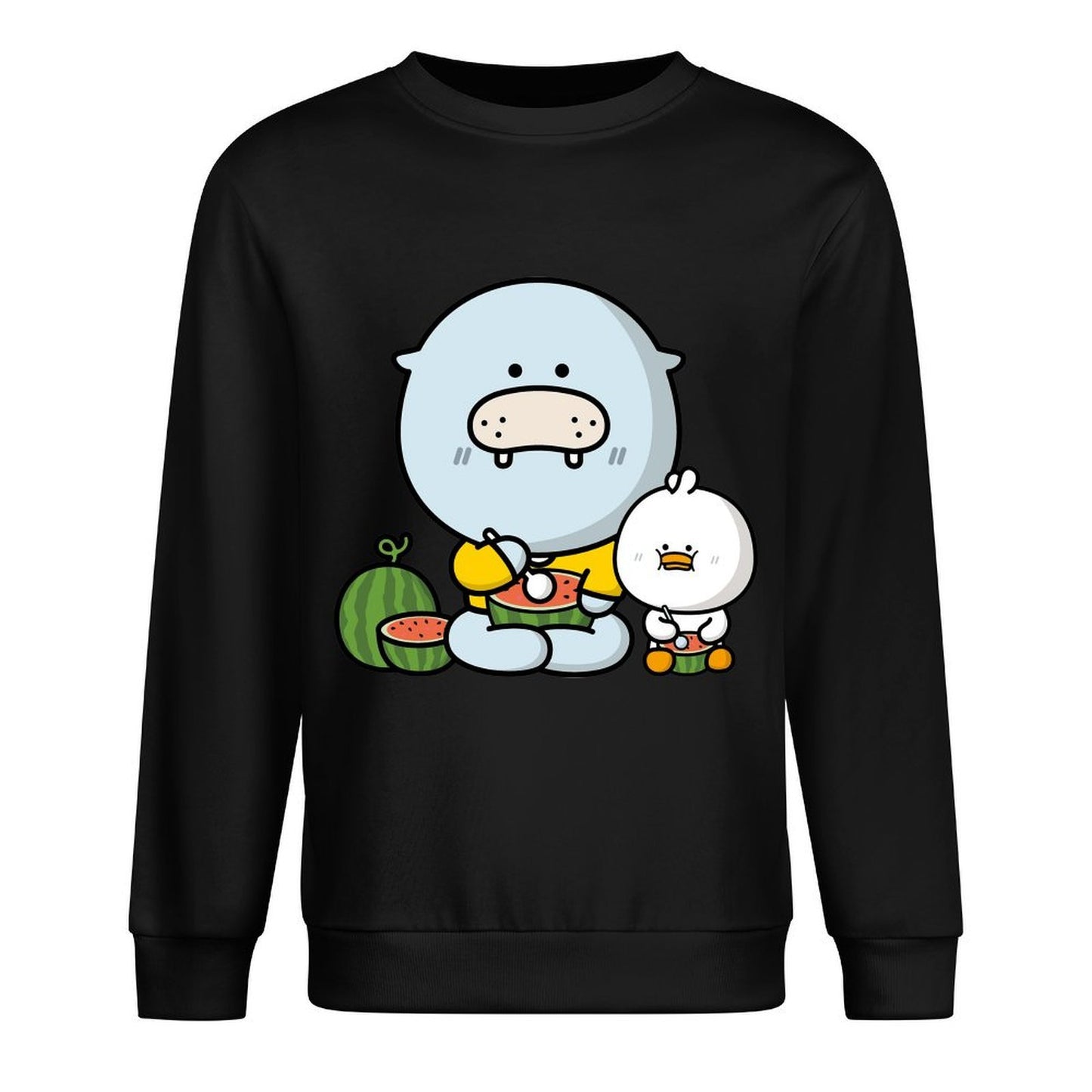 Front Patterned Long Sleeve TopRetro Fitted