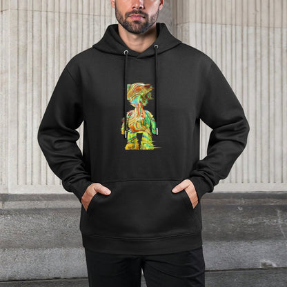 IPIB 250g Hooded Pocket Sweatshirt Front GraphicMen's Hooded  Sweatshirt6000007-7