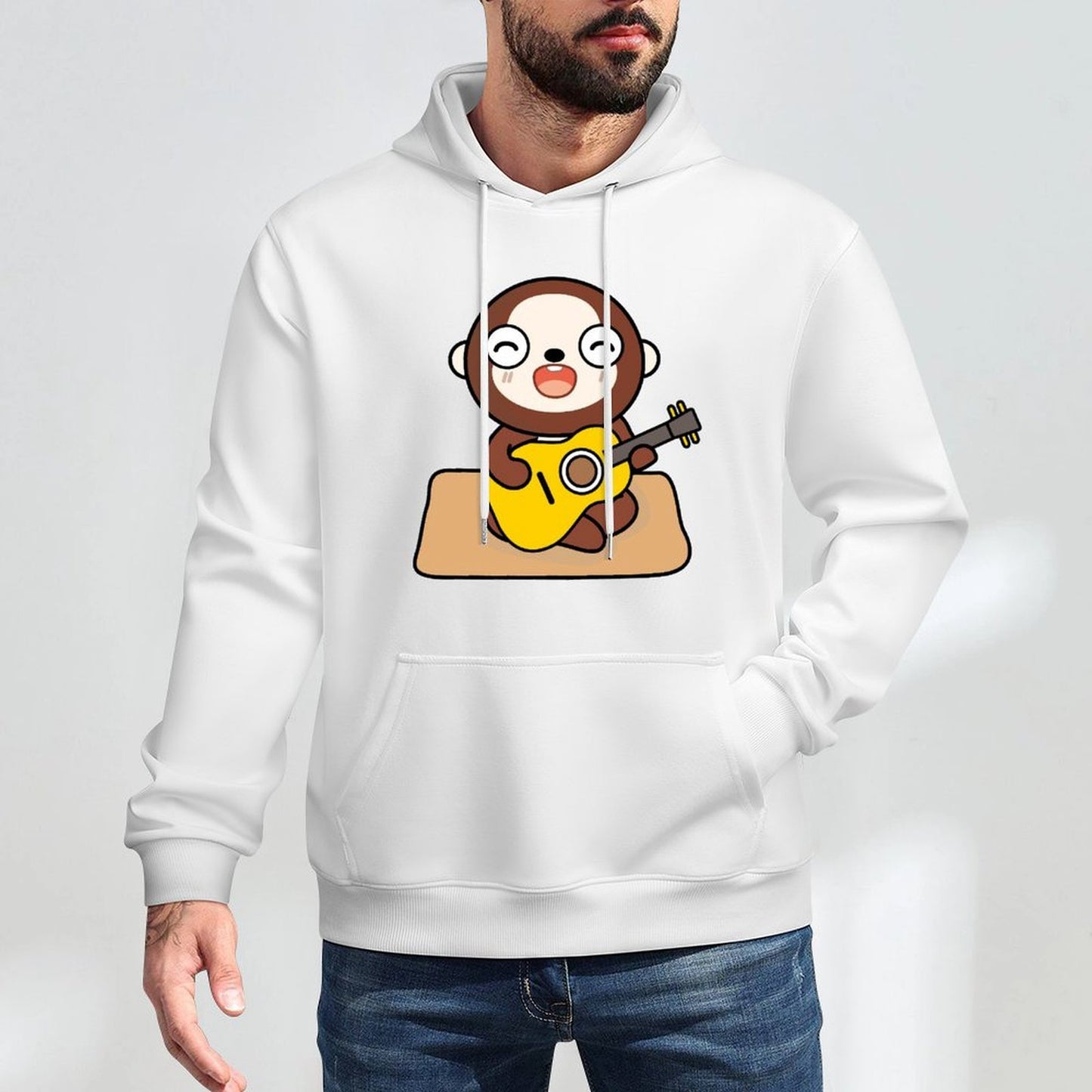 Oversized 100% Cotton Front Graphic Hoodies