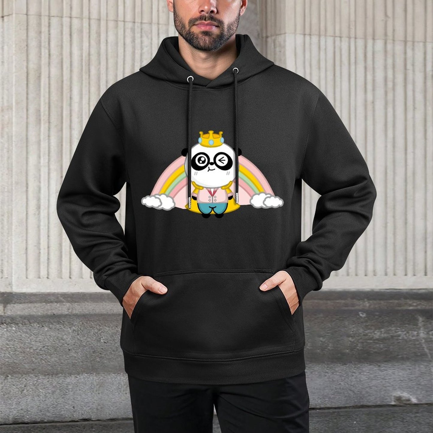 Front Graphic HoodiesClean Soft-Touch