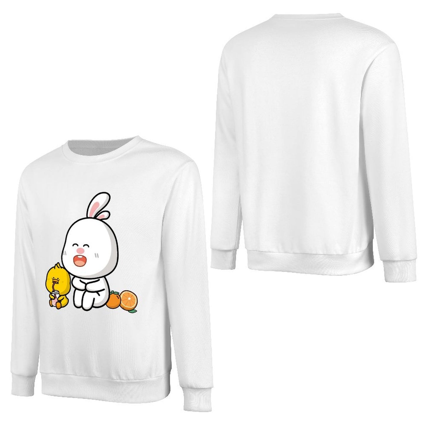 Front Patterned Long Sleeve TopPure 100% Cotton