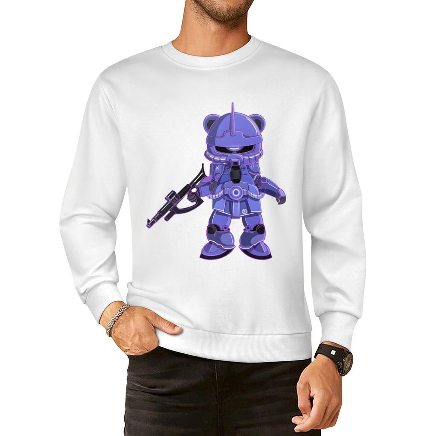 Long Sleeve With Front PatternRetro Relaxed Fit