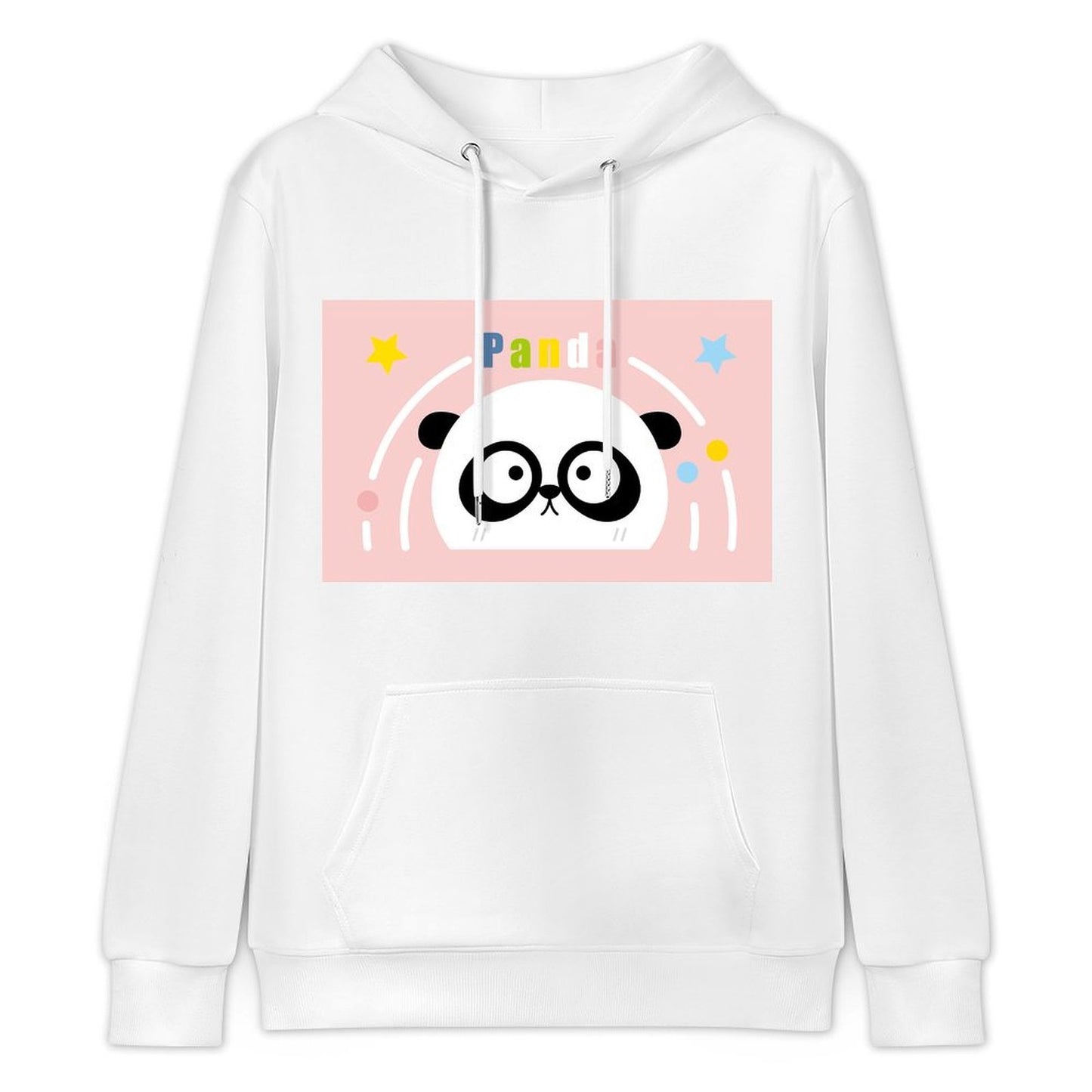 Minimalist Colorfast Front Graphic Hoodies