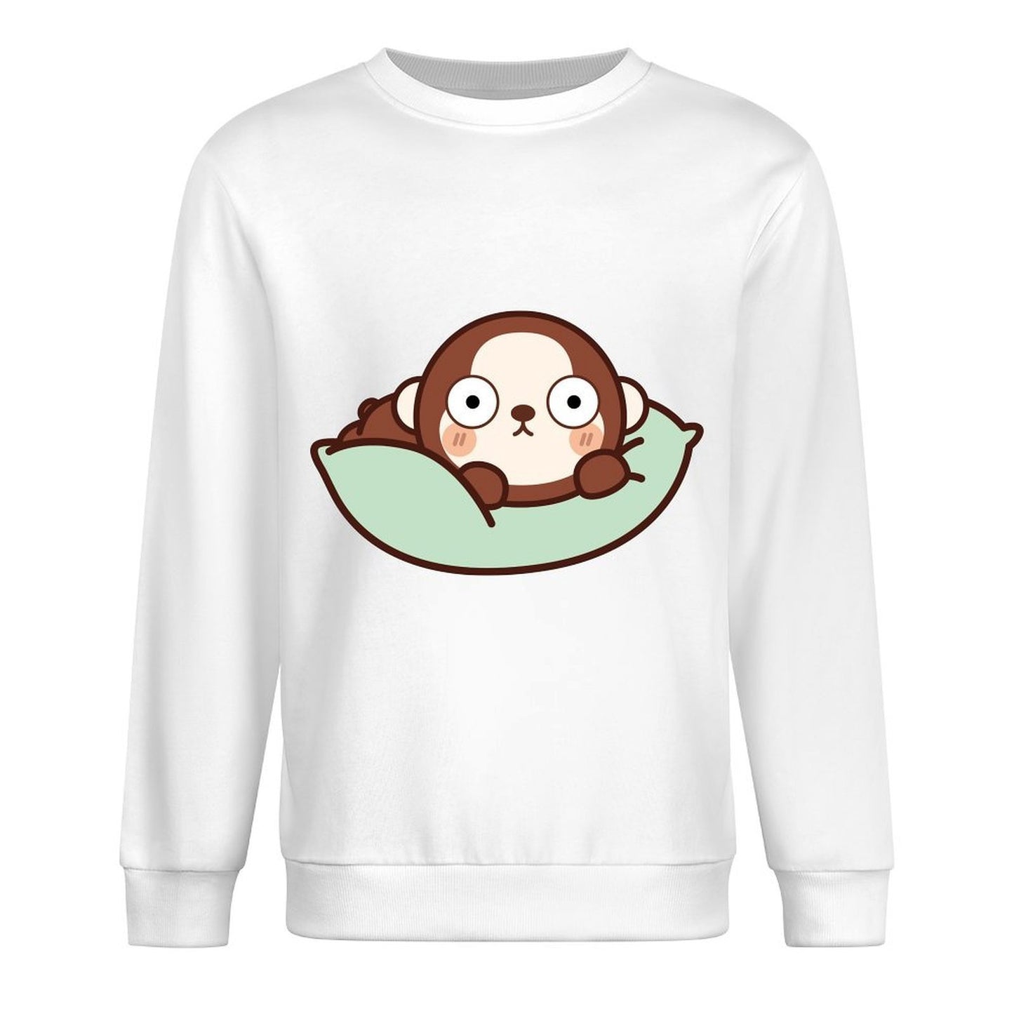 Front Patterned Long Sleeve TopLightweight Standard