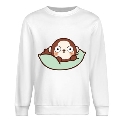 Front Patterned Long Sleeve TopLightweight Standard